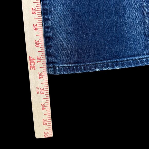 Gap 1969 Perfect Boot Jeans | Blue Wash | Size 27R Mid Rise Sanded Classic - Picture 10 of 10